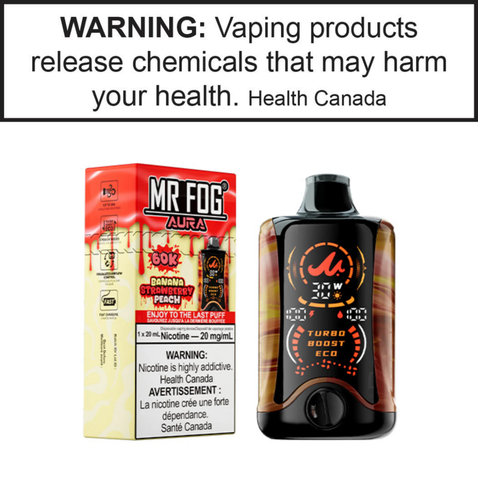 Mr.Fog Mr. Fog Aura 60K 20mg