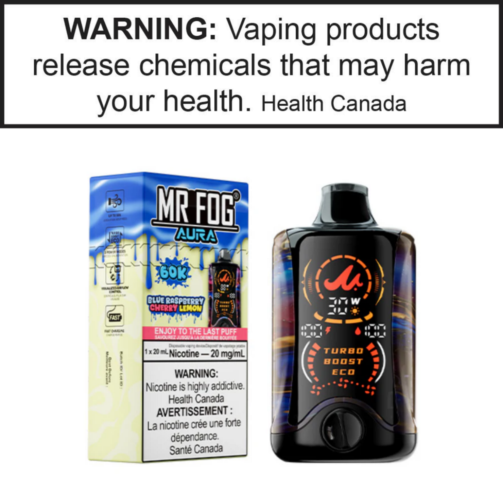 Mr.Fog Mr. Fog Aura 60K 20mg