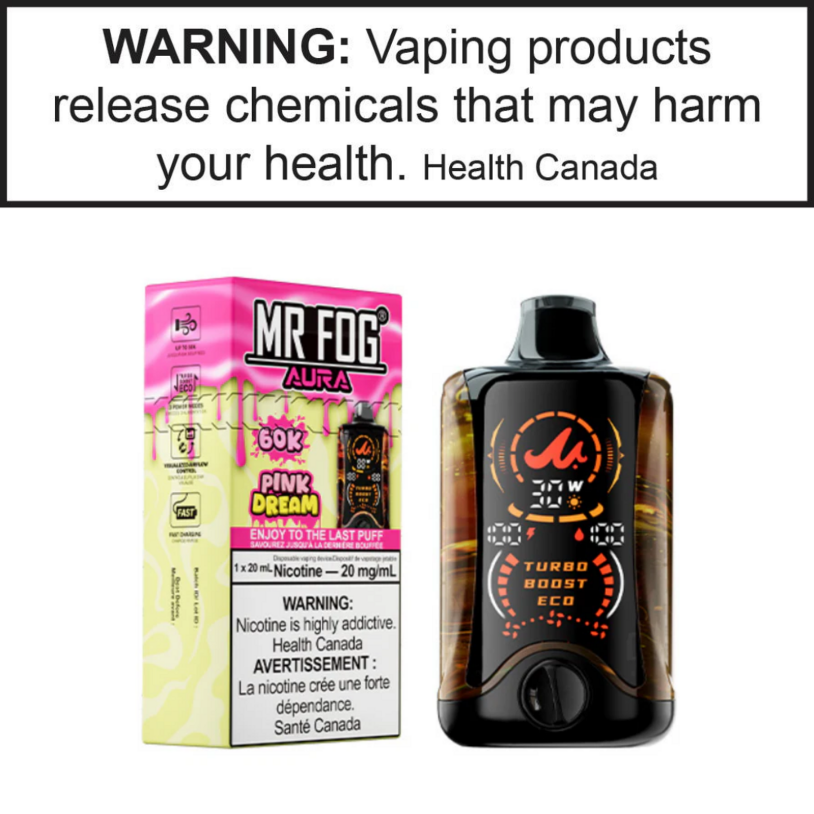 Mr.Fog Mr. Fog Aura 60K 20mg