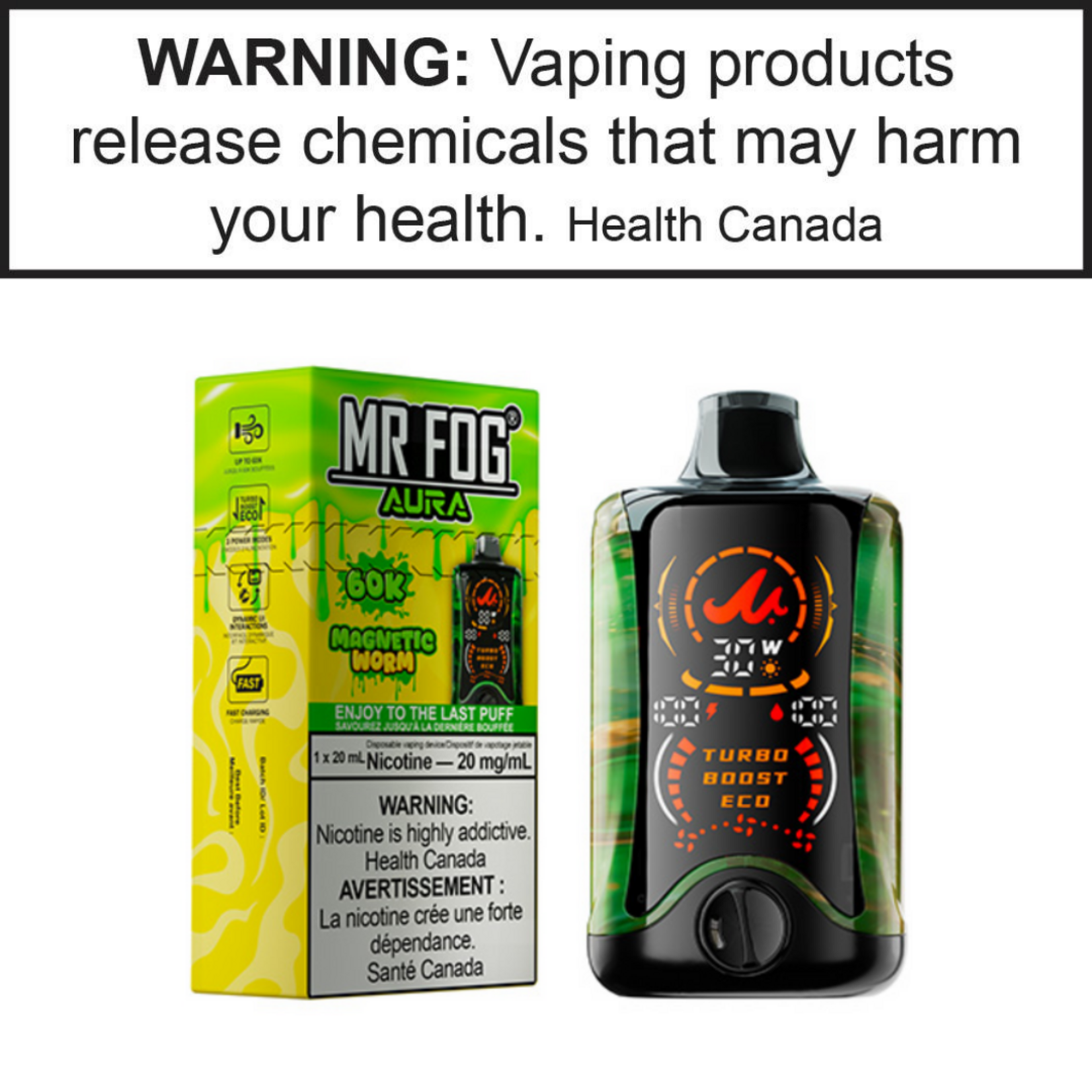 Mr.Fog Mr. Fog Aura 60K 20mg