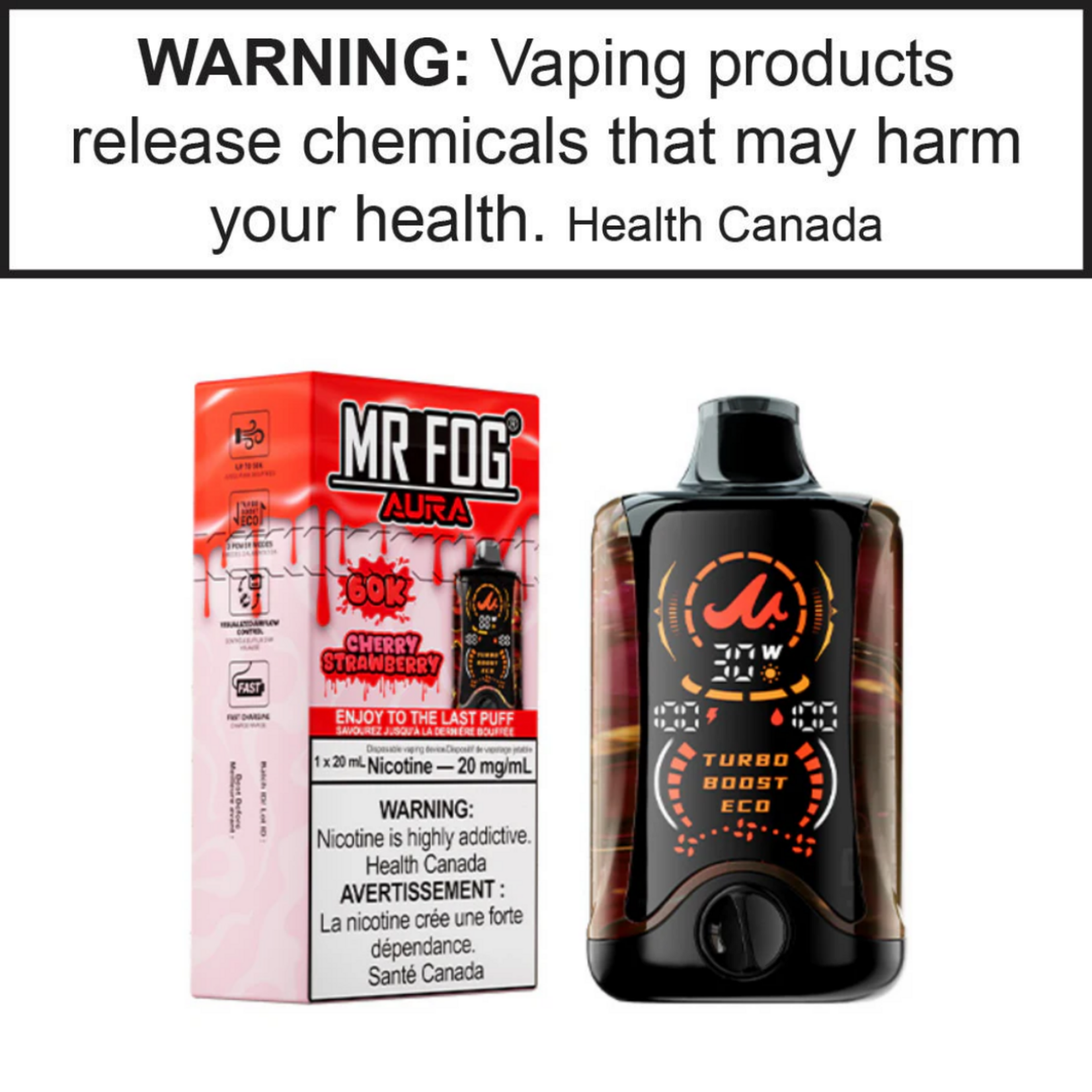 Mr.Fog Mr. Fog Aura 60K 20mg