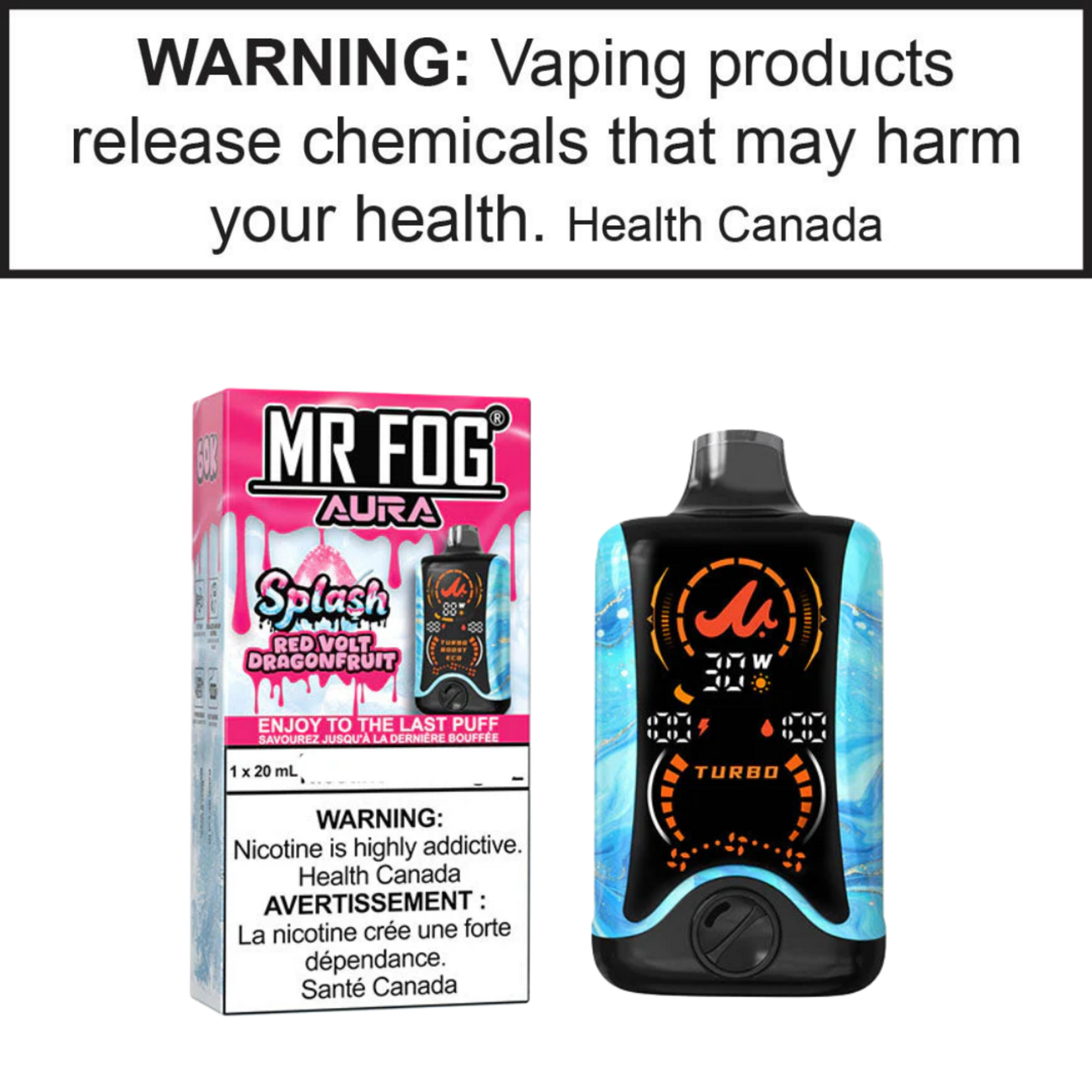 Mr.Fog Mr. Fog Aura 60K 20mg