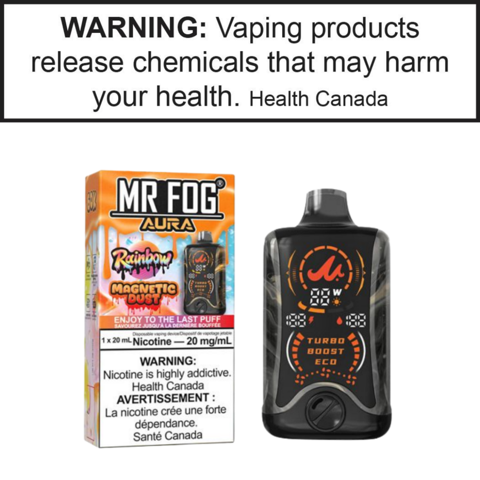 Mr.Fog Mr. Fog Aura 60K 20mg