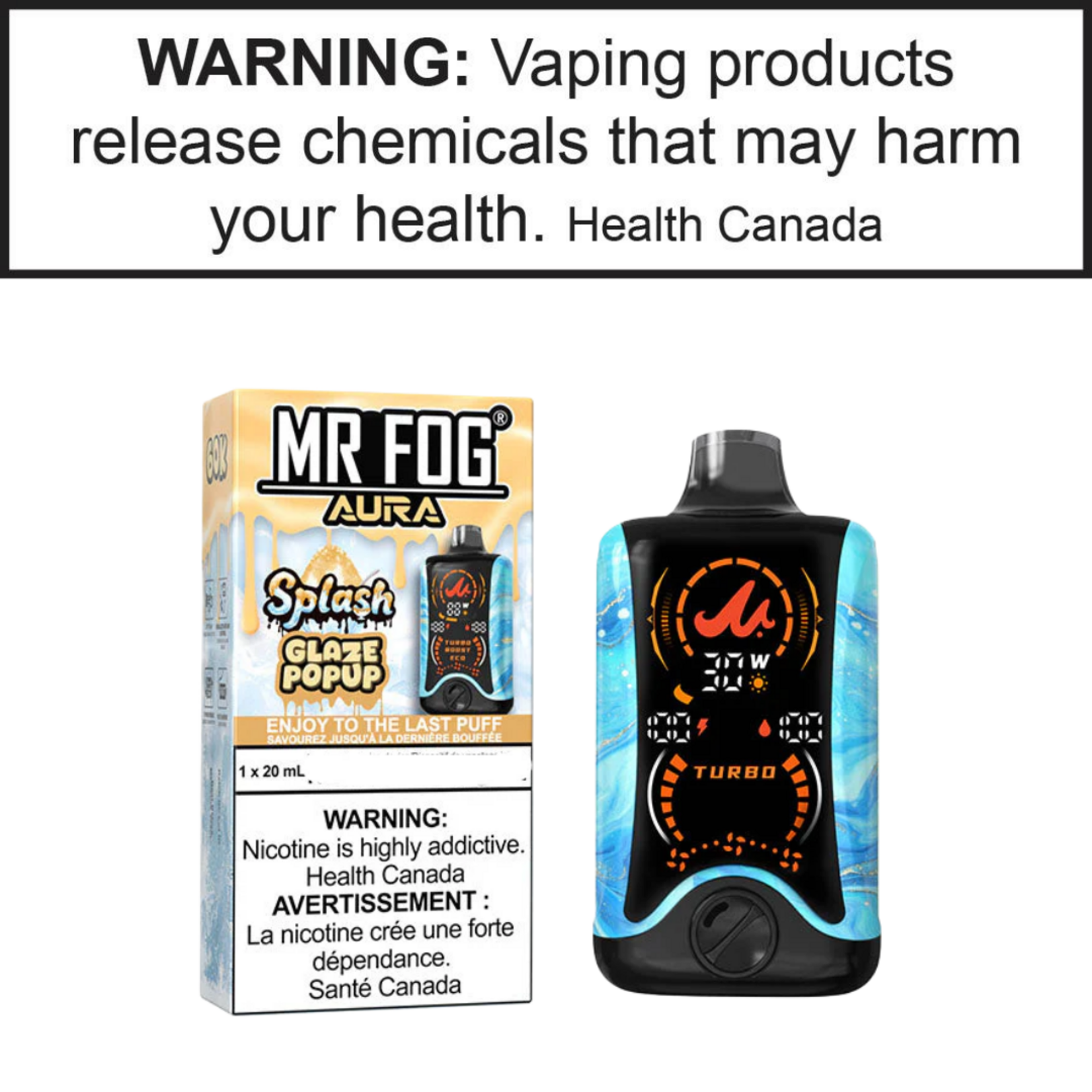 Mr.Fog Mr. Fog Aura 60K 20mg