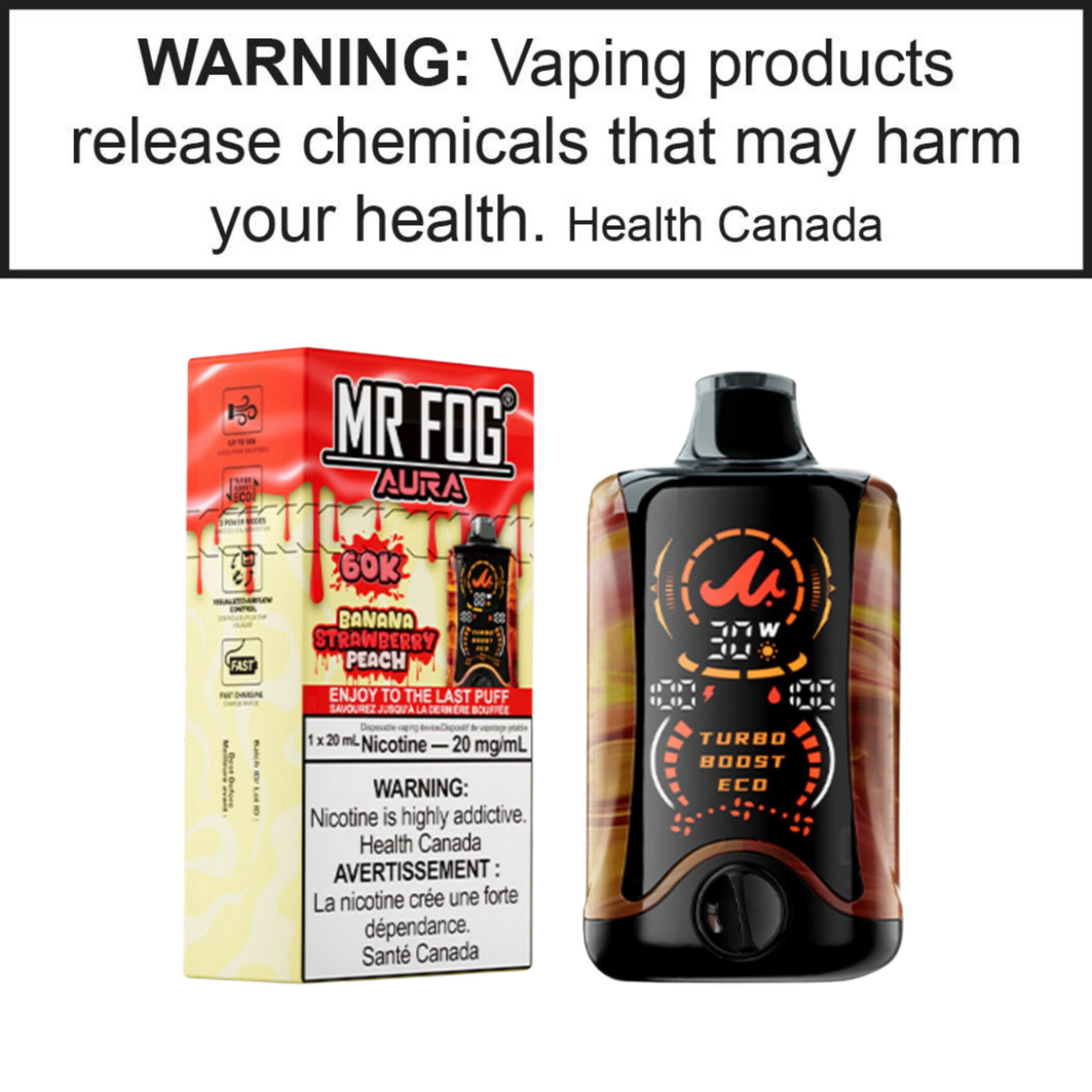 Mr.Fog Mr. Fog Aura 60K 0mg