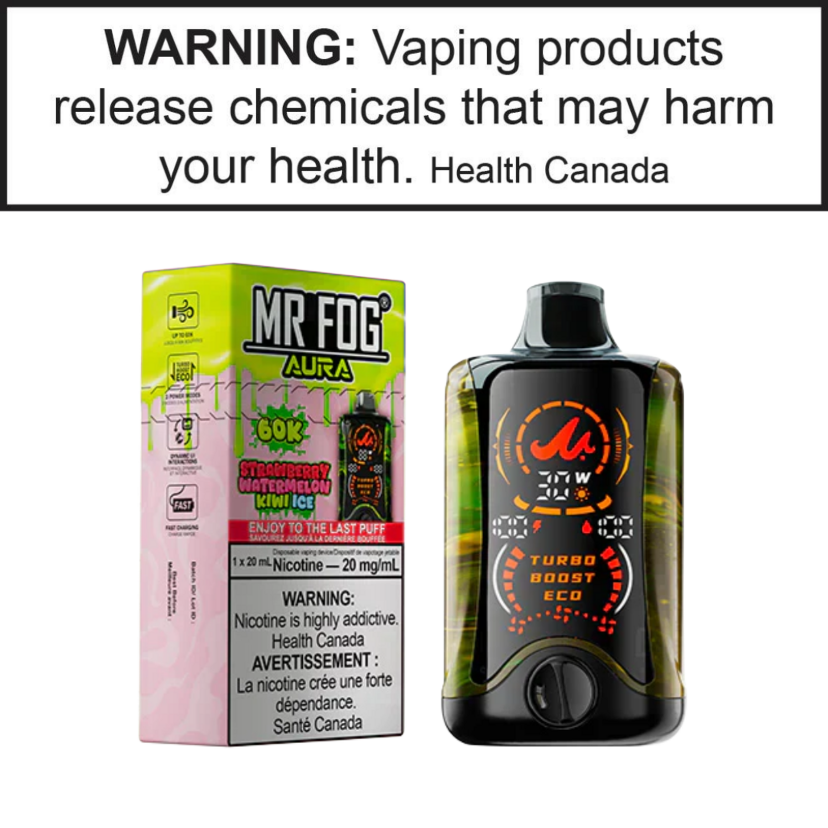 Mr.Fog Mr. Fog Aura 60K 0mg