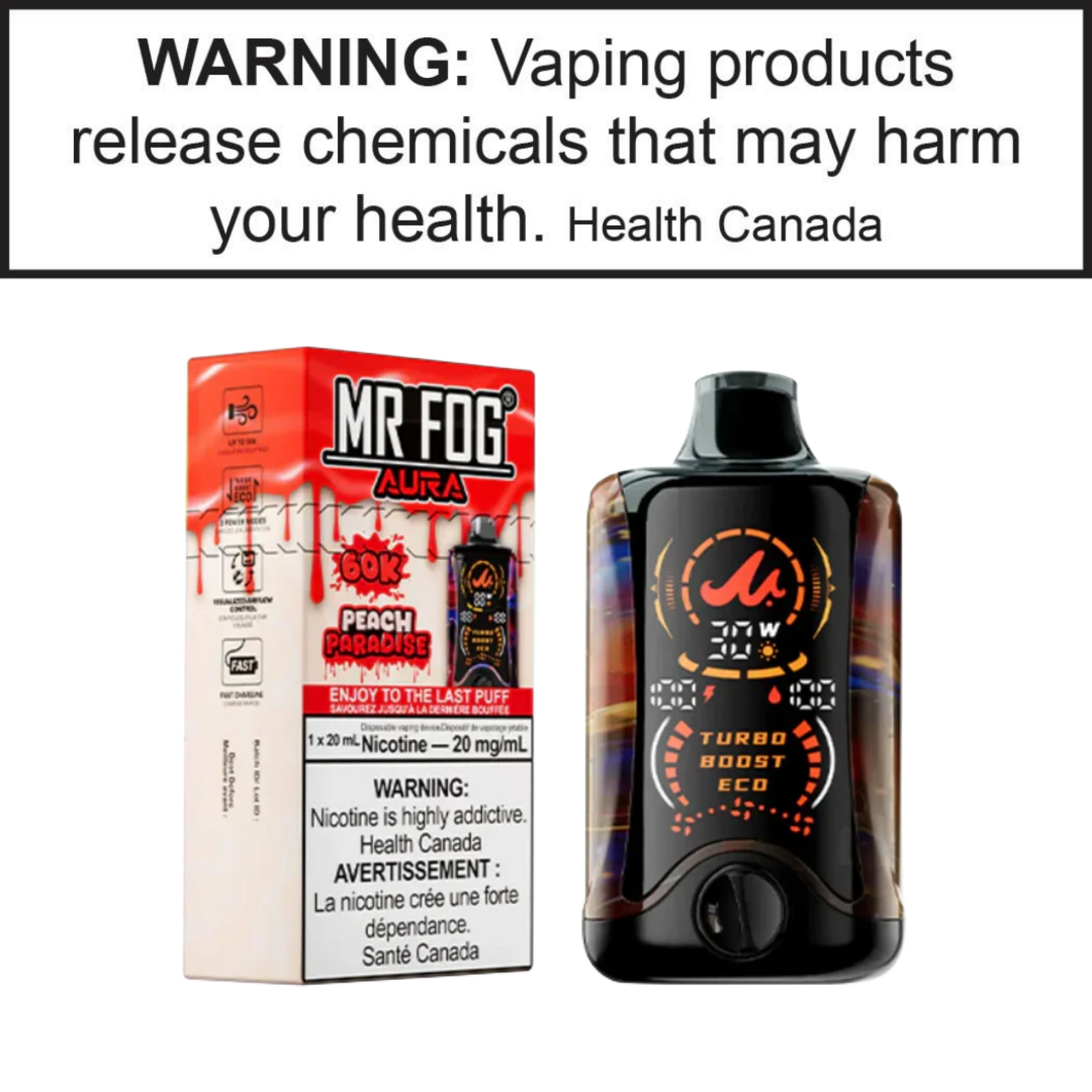 Mr.Fog Mr. Fog Aura 60K 0mg