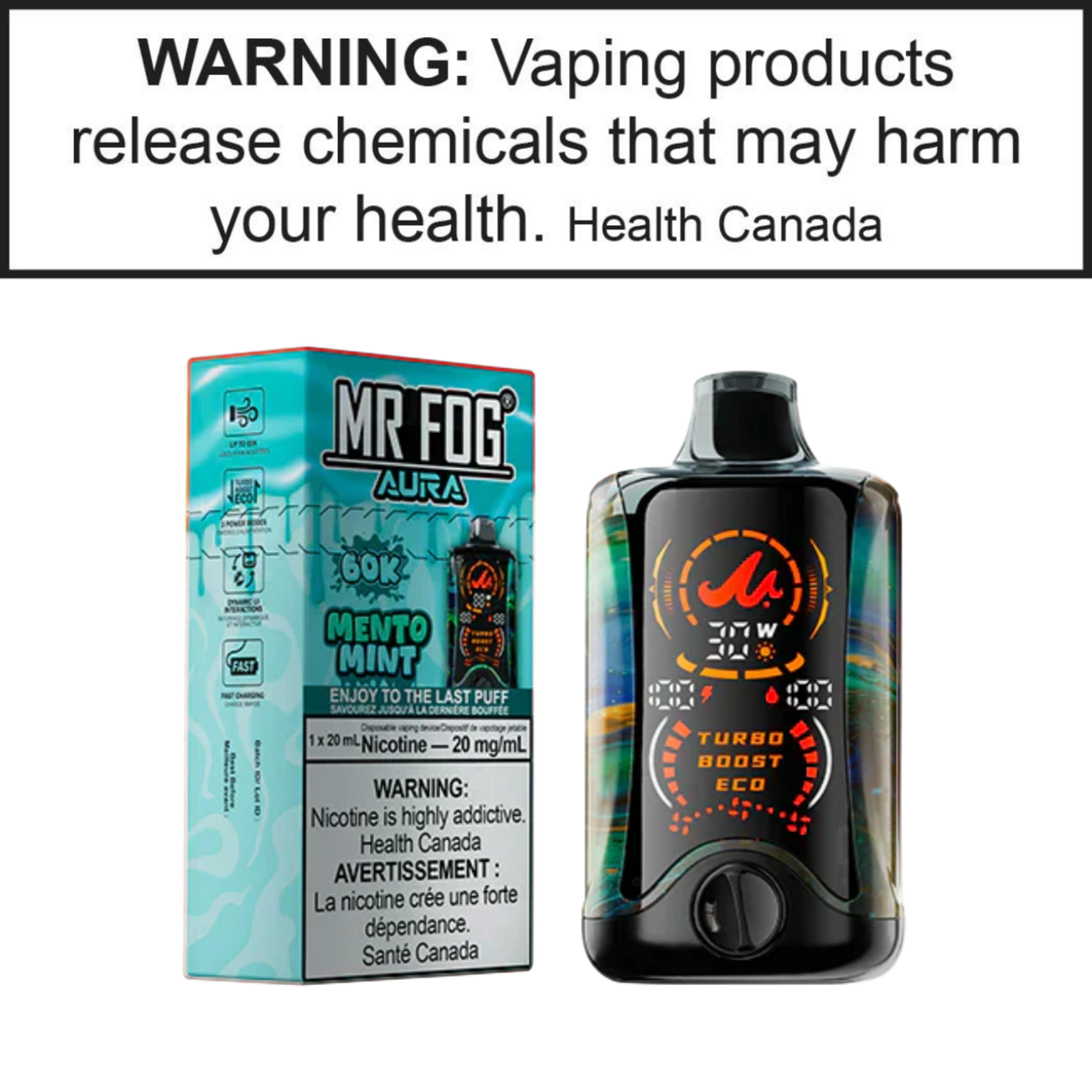 Mr.Fog Mr. Fog Aura 60K 0mg