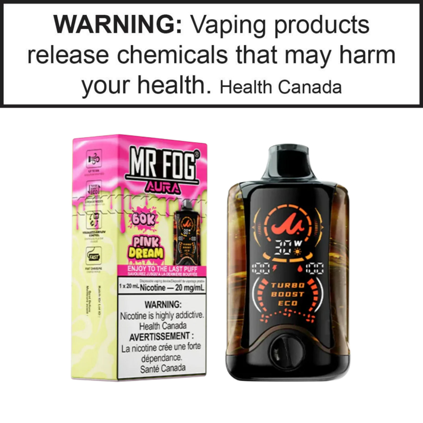 Mr.Fog Mr. Fog Aura 60K 0mg
