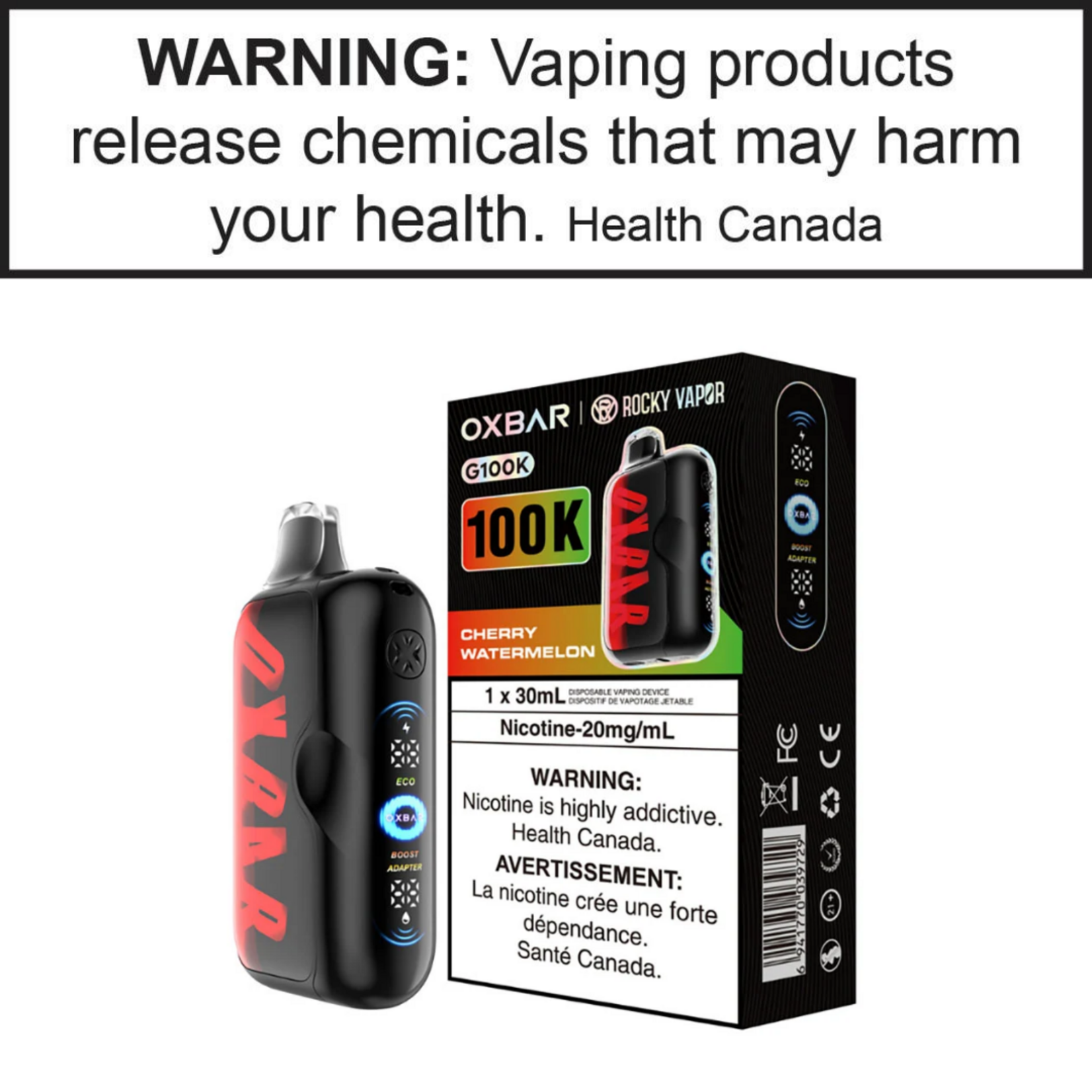 Oxbar Rocky Vapor Oxbar G100K