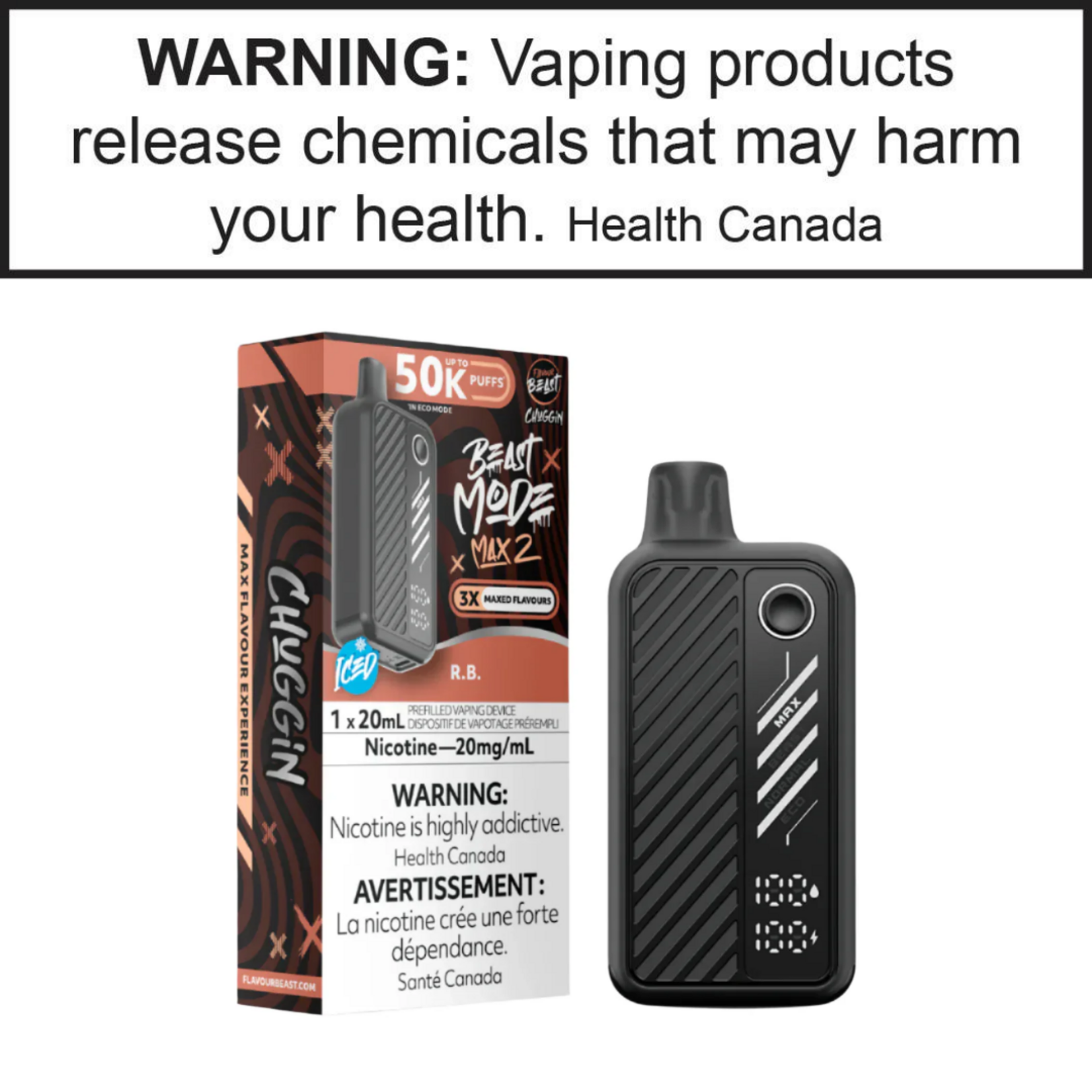 Flavour Beast Flavour Beast Beast Mode Max 2 Chuggin Series 20mg