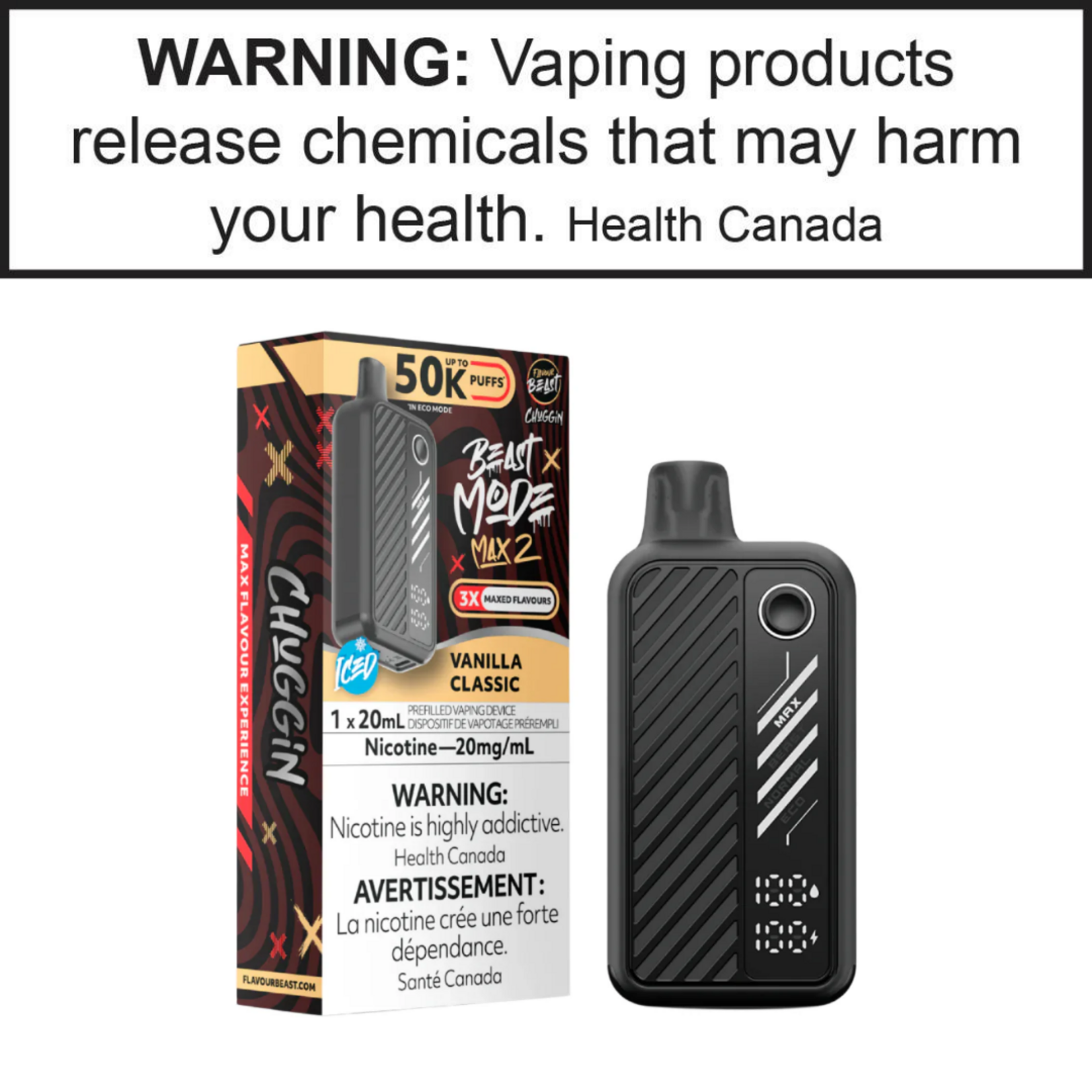Flavour Beast Flavour Beast Beast Mode Max 2 Chuggin Series 20mg