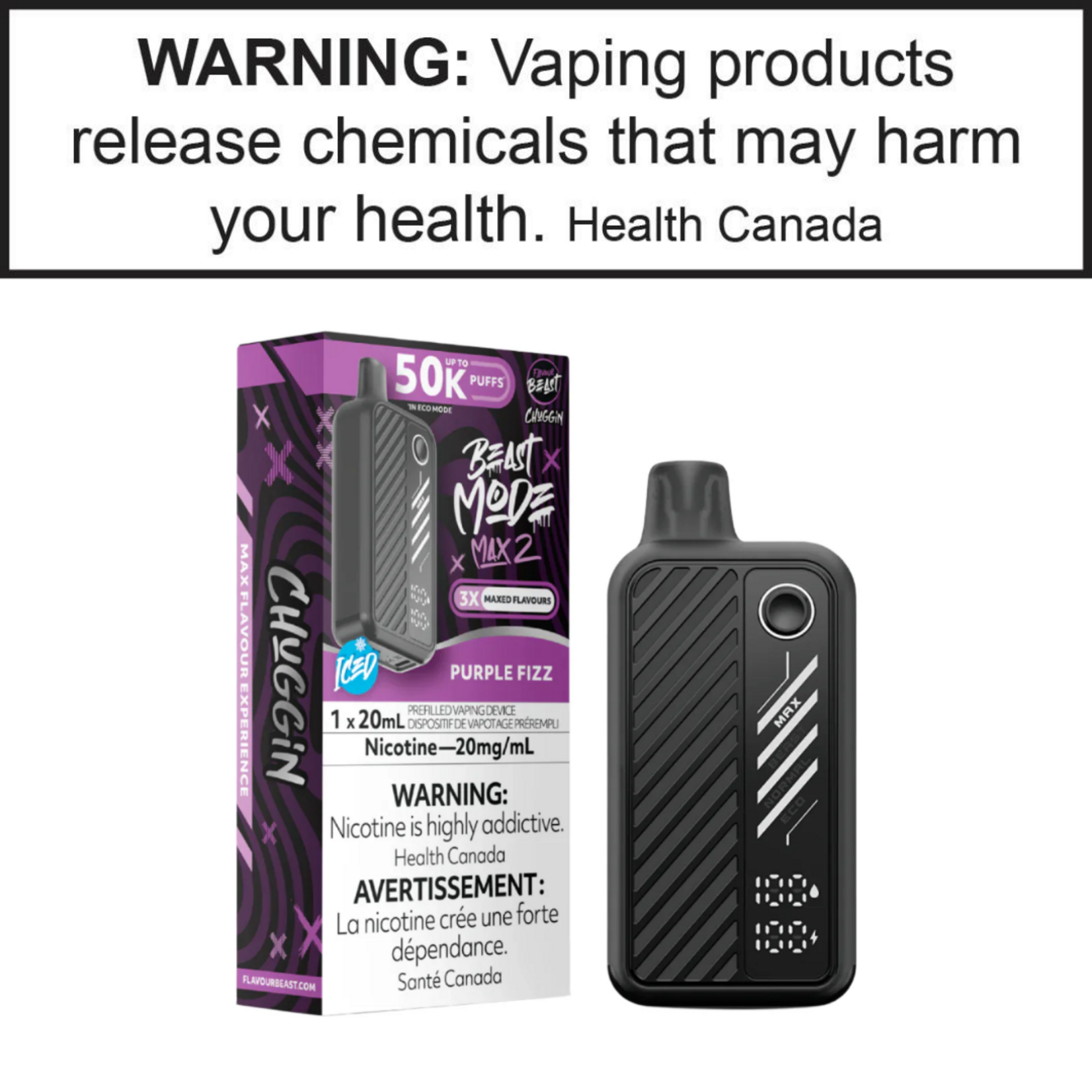 Flavour Beast Flavour Beast Beast Mode Max 2 Chuggin Series 20mg