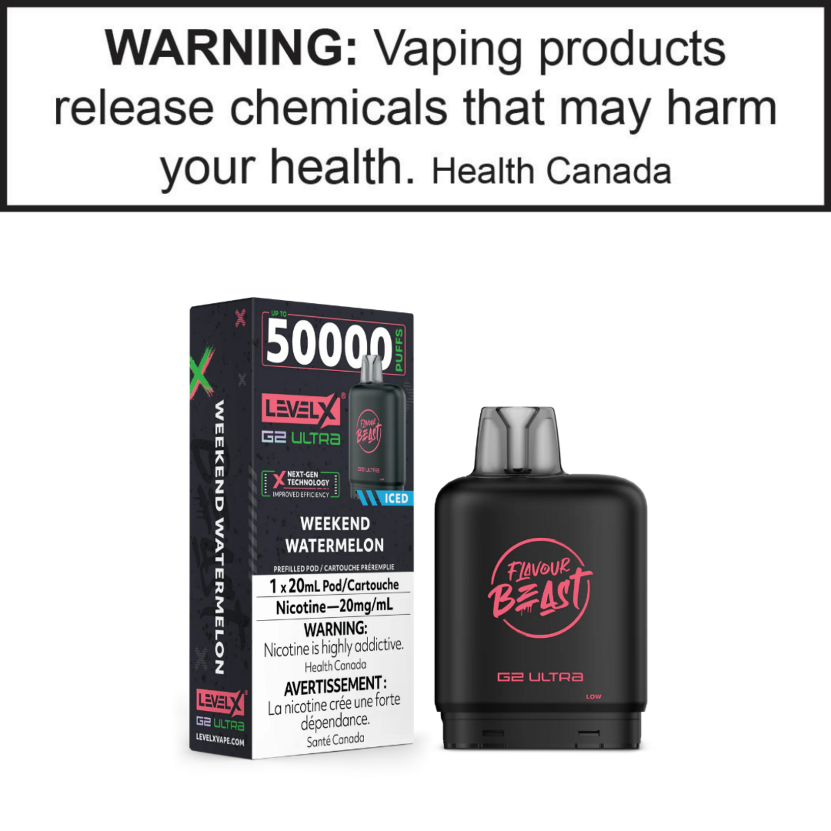 Flavour Beast Flavour Beast Level X G2 Ultra Pods 10mg