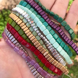 8/0 #417m Opaque Rainbow MIx Polished - Capital City Beads