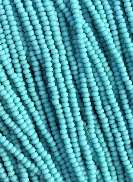 Size 11/0 Czech Glass SIZE 11/0 #117m Mat Green Turquoise