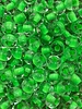 Size 6/0 Czech Glass SIZE 6/0 #1504 Crystal Green Neon Lined