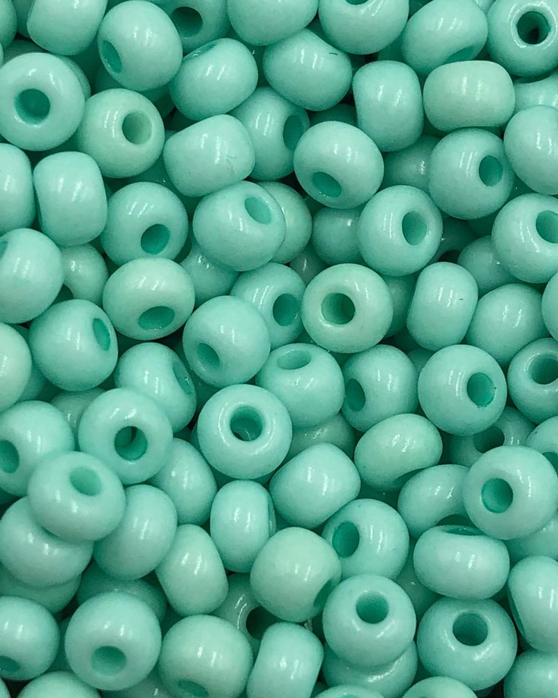 12/0 8/0 6/0 Green Opaque Seed Beads 2mm 3mm 4mm Green Rocailles Green Seed  Beads 