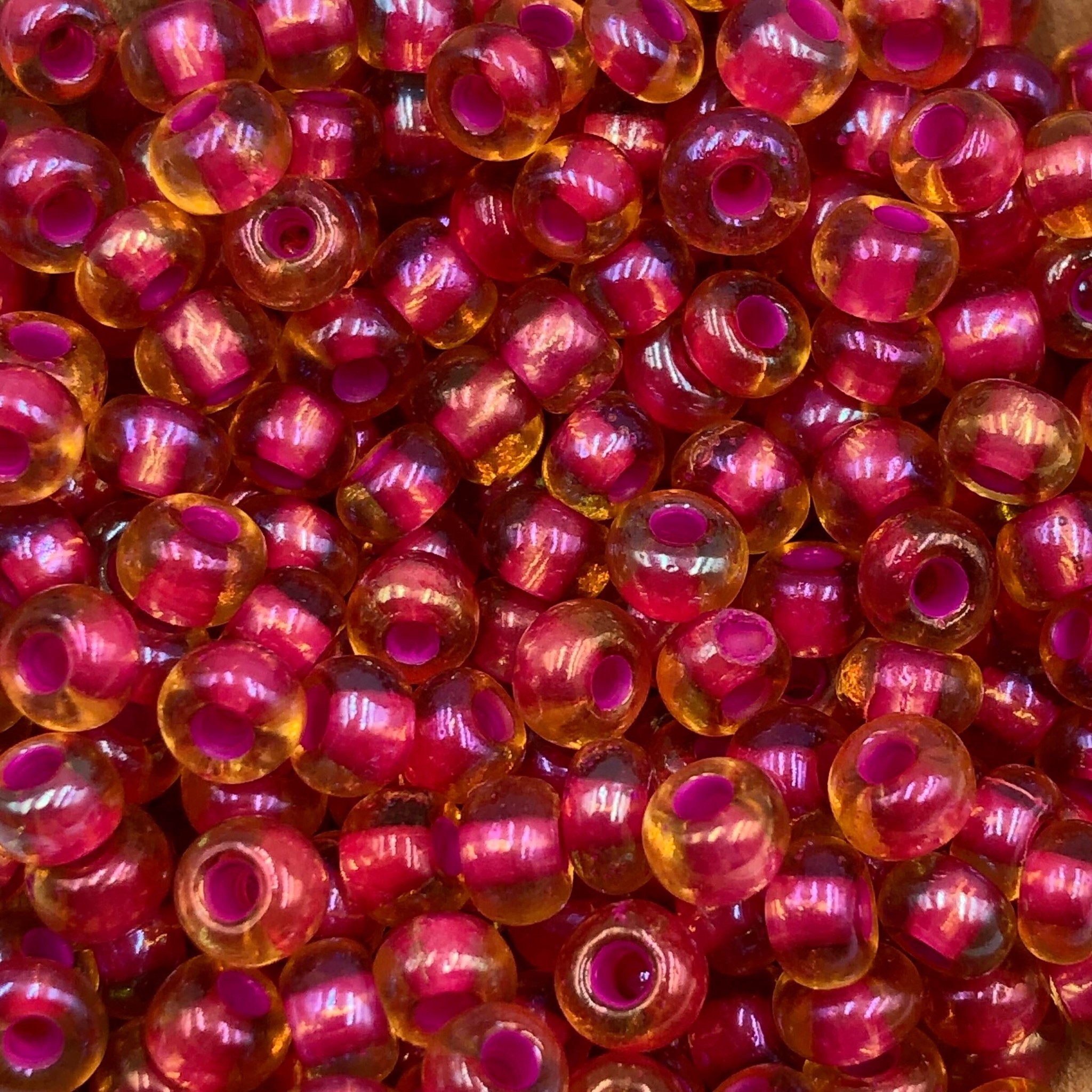 Ø 6 mm 100 pièces DEEP-Magenta-purple Acrylique Perles 52070 