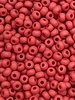 Size 6/0 Czech Glass SIZE 6/0 #107m Matte Red