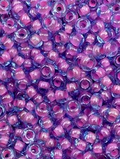 SALE SIZE 8/0 #3 Aqua Purple Lined