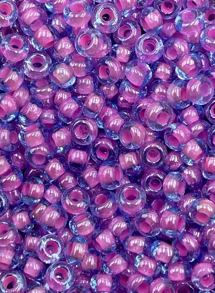 SIZE 8/0 #3 Aqua Purple Lined