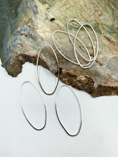 Oval Wire Frame-SILVER 6pc.