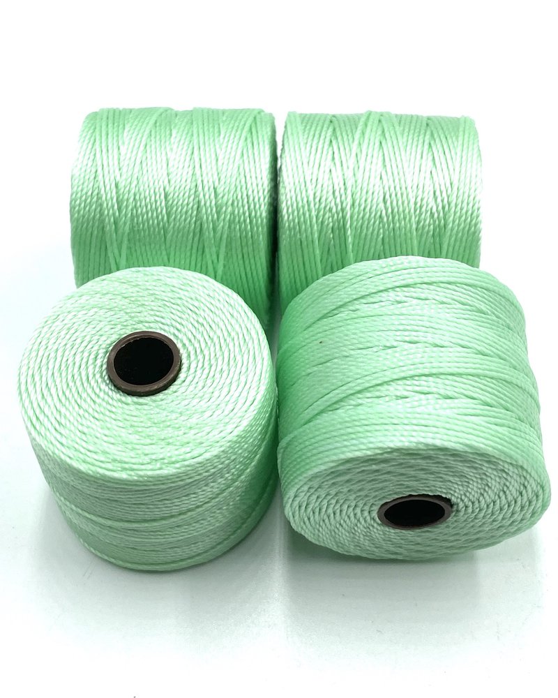 S-LON BEAD CORD PSTL MINT GREEN 77YD