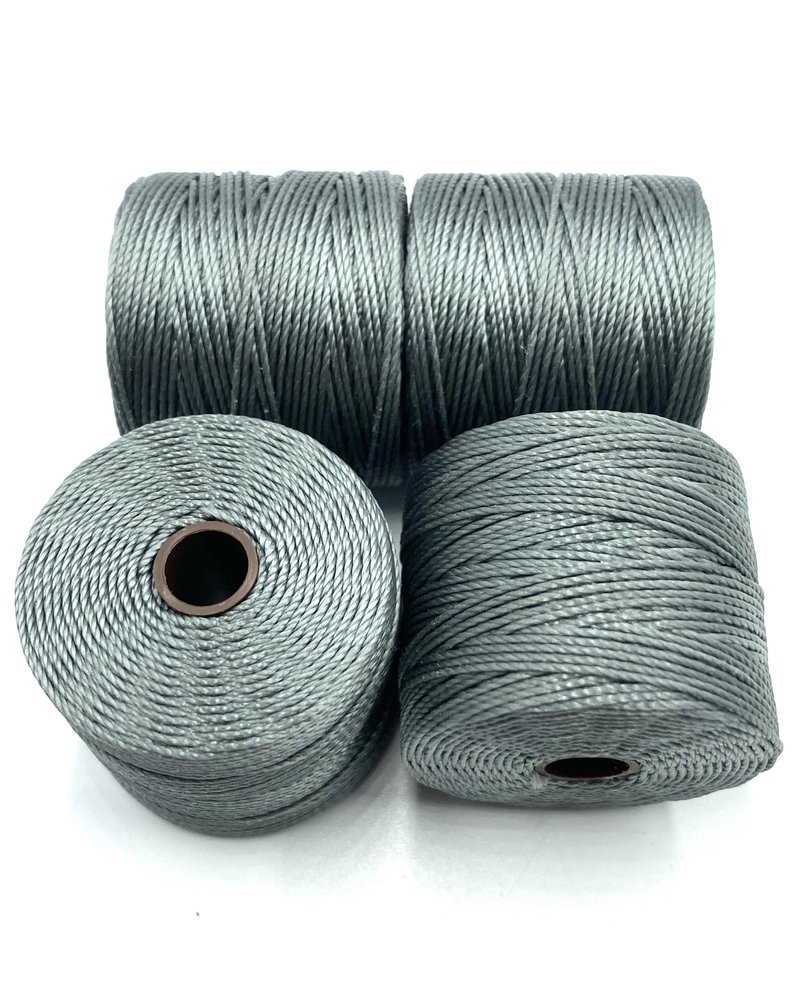 S-LON BEAD CORD: STEEL 77YD