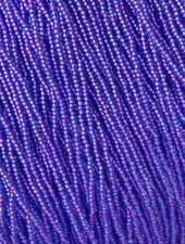 Size 11/0 Czech Glass SIZE 11/0 #778 Aqua Purple Lined