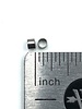 2x2 Gunmetal Tube Crimp Bead-100pc