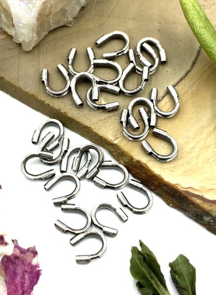 WIRE PROTECTORS: ANTIQUE SILVER- 24PC