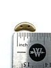 50pc. CzechMates Crescent 3/10mm : Matte - Metallic Flax