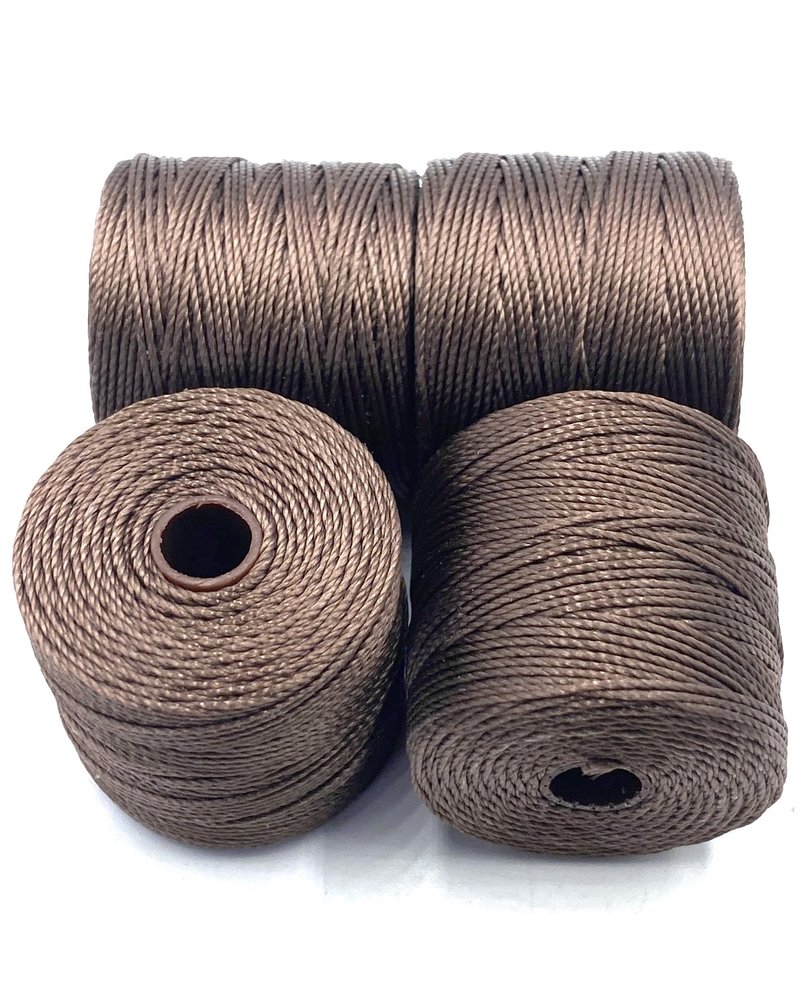 S-LON BEAD CORD SEPIA 77YD