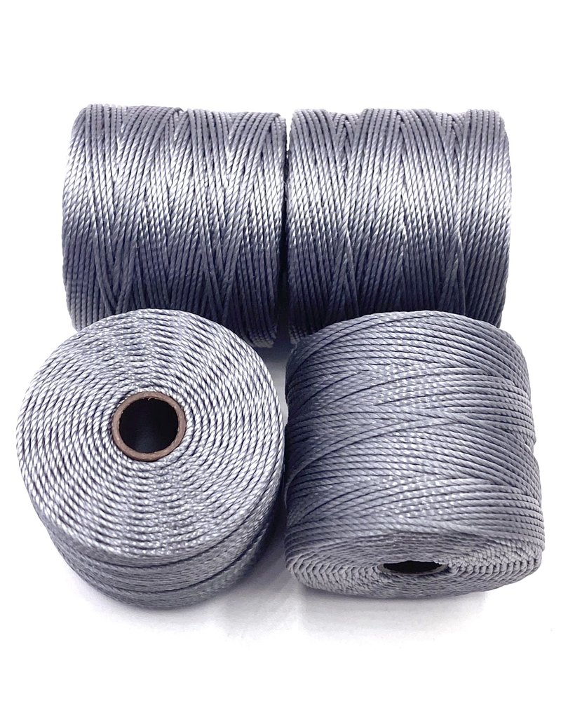 S-LON BEAD CORD GREY 77YD