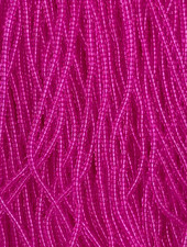 Size 11/0 Czech Glass SIZE 11/0 #1125 Bright Electric Pink