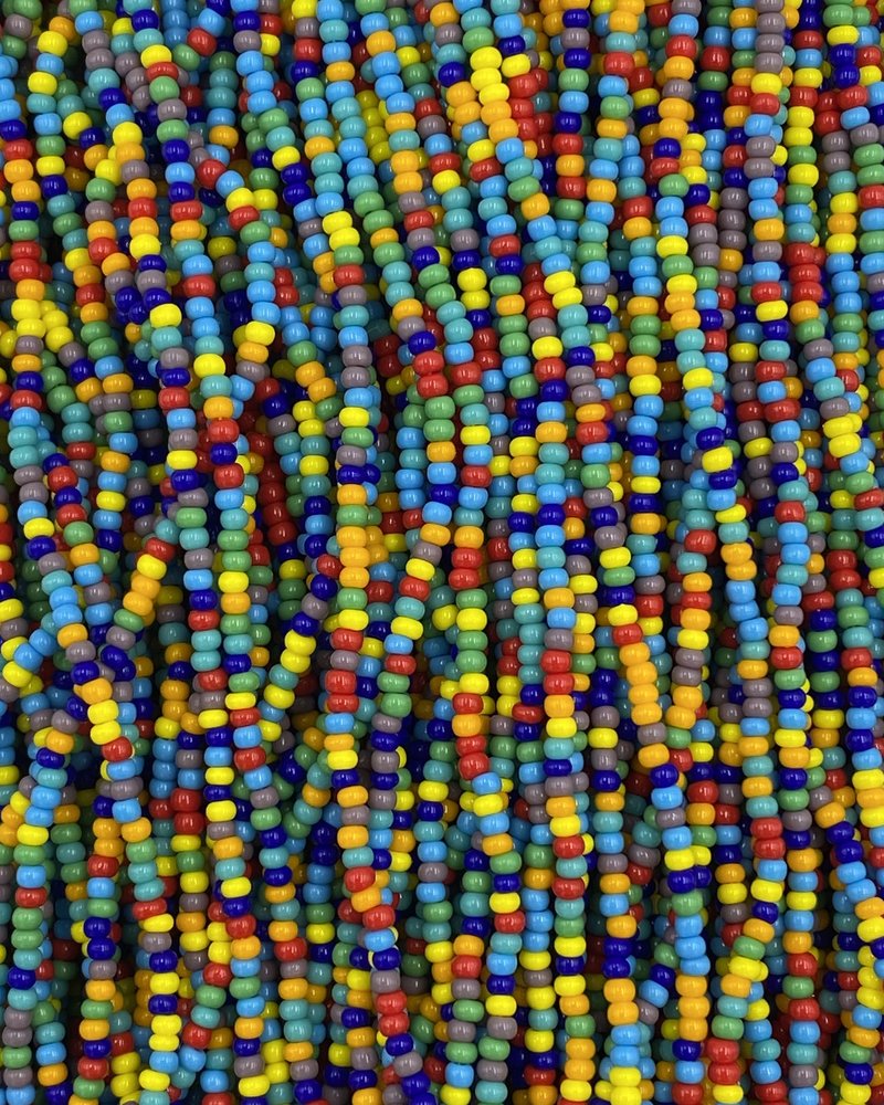 SIZE 11/0 #417 Opaque Rainbow mix - Capital City Beads