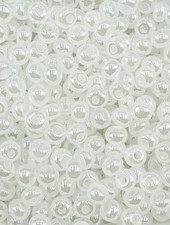 Size 6/0 Czech Glass SIZE 6/0 #160 White Pearl