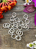 Silver: 6mm Jumpring 24pc. SOLDERED CLOSED
