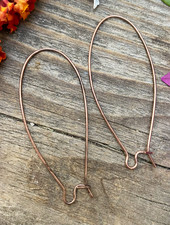 SALE Antique Copper Kidney Wire 18x47- 1Pair