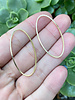 20x40mm Oval Wire Frame-GOLD 6pc.