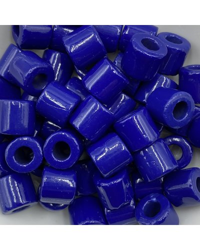 Oval Glass Beads 8mm x 6mm - Royal Blue - 1 Strand 78 Beads - BD071