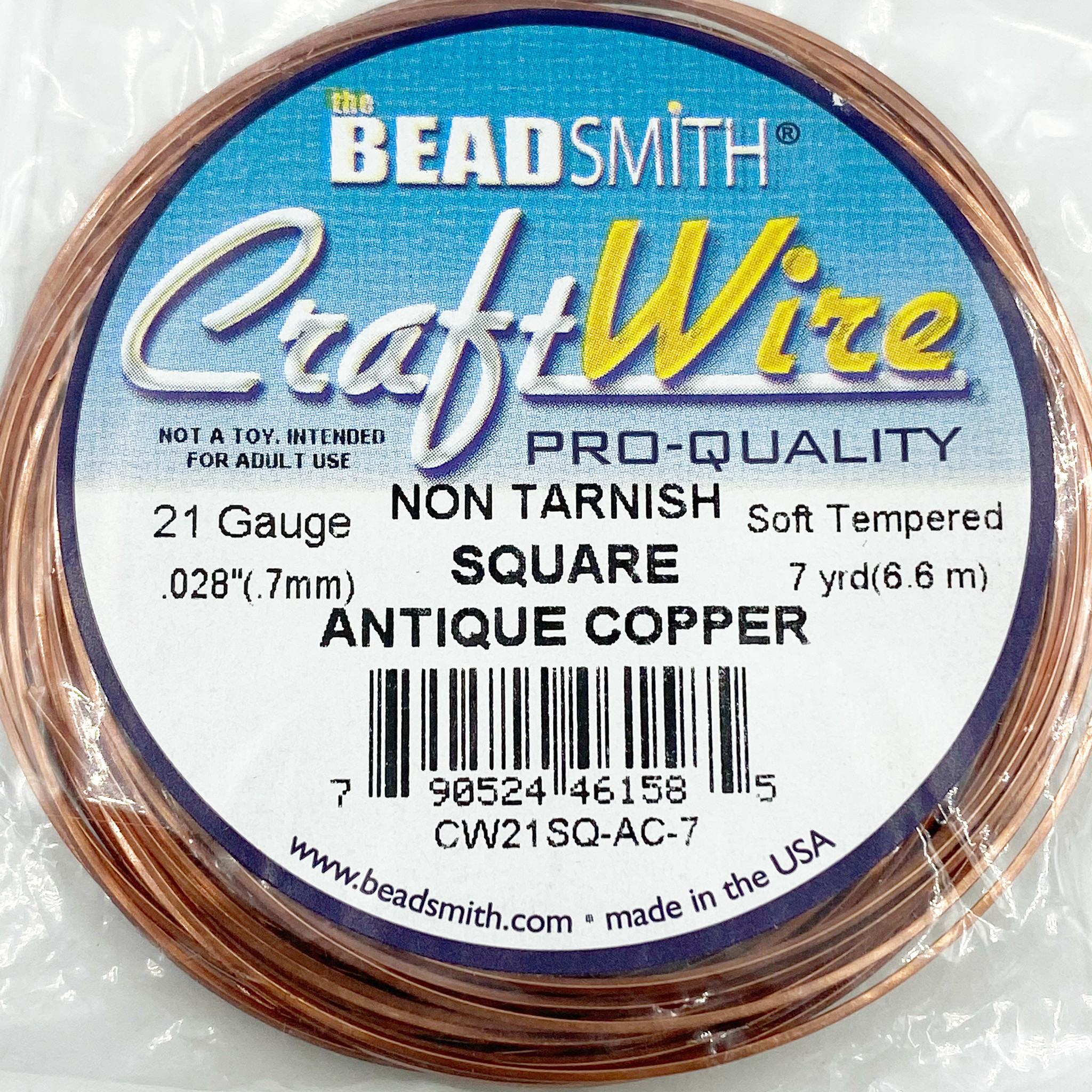 2495S219 – 28 Ga Crafting Wire – 40 yds. – Copper