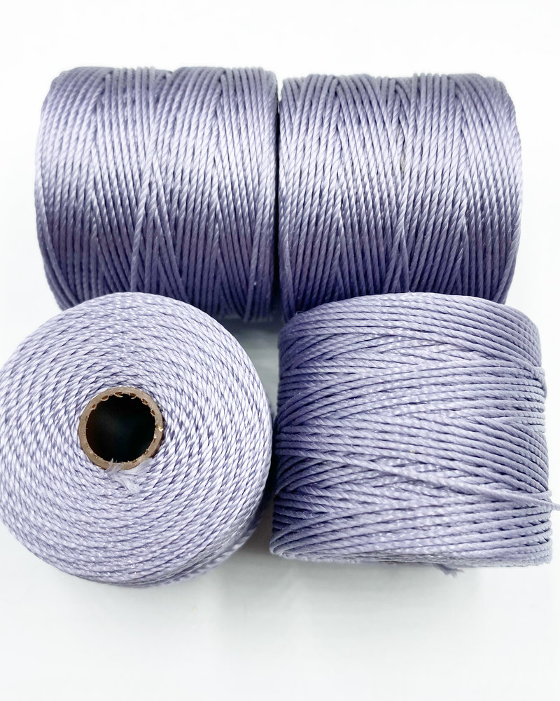 S-LON BEAD CORD: DARK LAVENDER 77YD