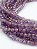 Firepolish 3mm : Luster - Stone Amethyst