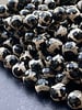 12mm Faceted Round Black Agate