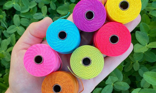 1mm nylon cord for stringing bubblegum beads – Bubblegum Beads AZ