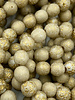 6mm Round Druk Beige Gold Wash Etched