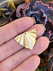 SALE Triangle Fan Drop- Brass- 6pc.