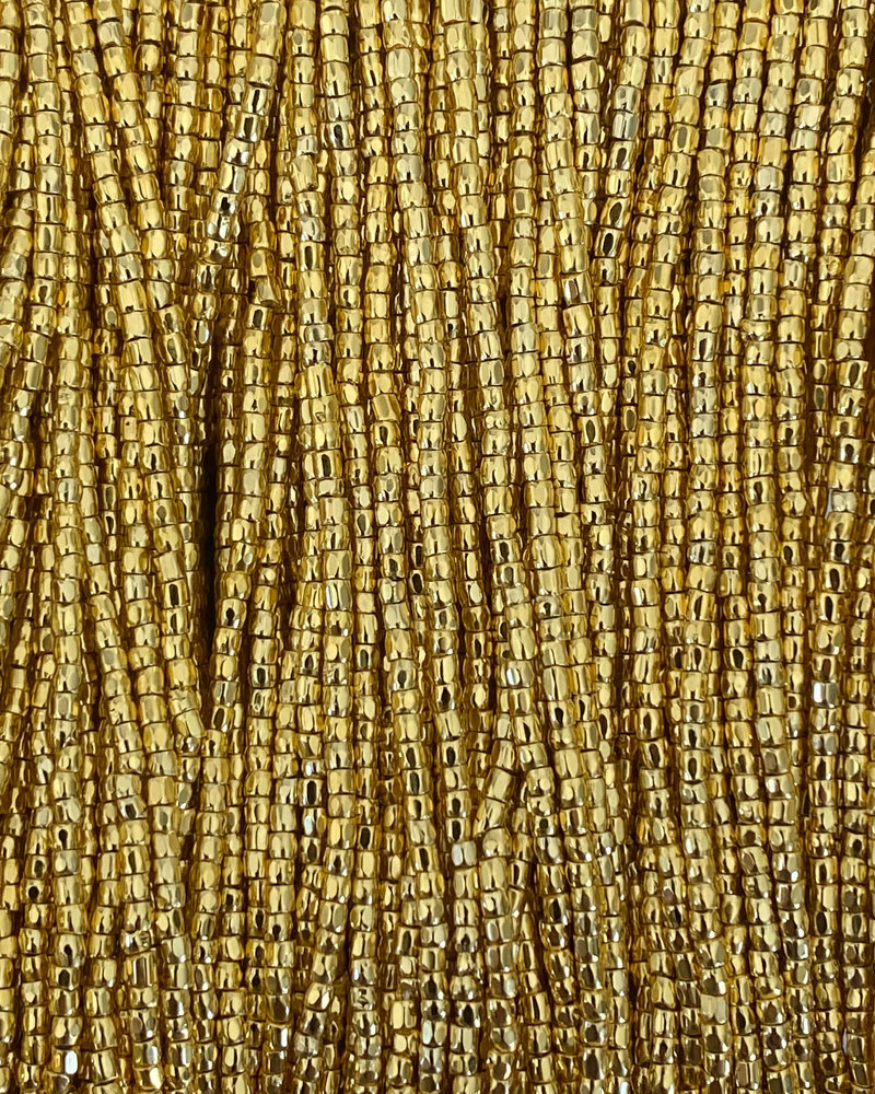 3 Cut Beads 3x 2300 9/0 68304 24K Gold Metallic